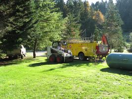 Propane tank installation 2010
